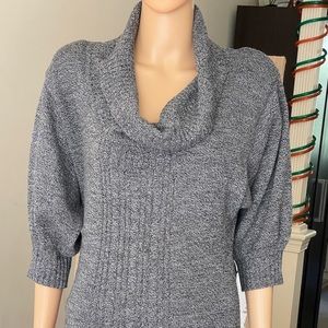 A. BYER Grey Cowl Neck Sweater Size Medium